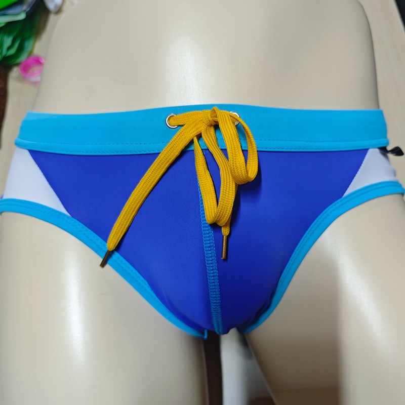 Trunk Breathable Men - Fashion color matching men's seaside swimming