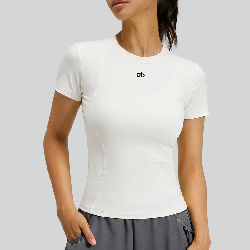 T Shirt Tight Fit - Summer Yoga New Style Simple Short-sleeved