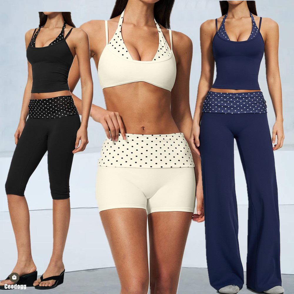 Polka Dot Women Strap Halter Y - Suspender Tank Top ulasan dan harga