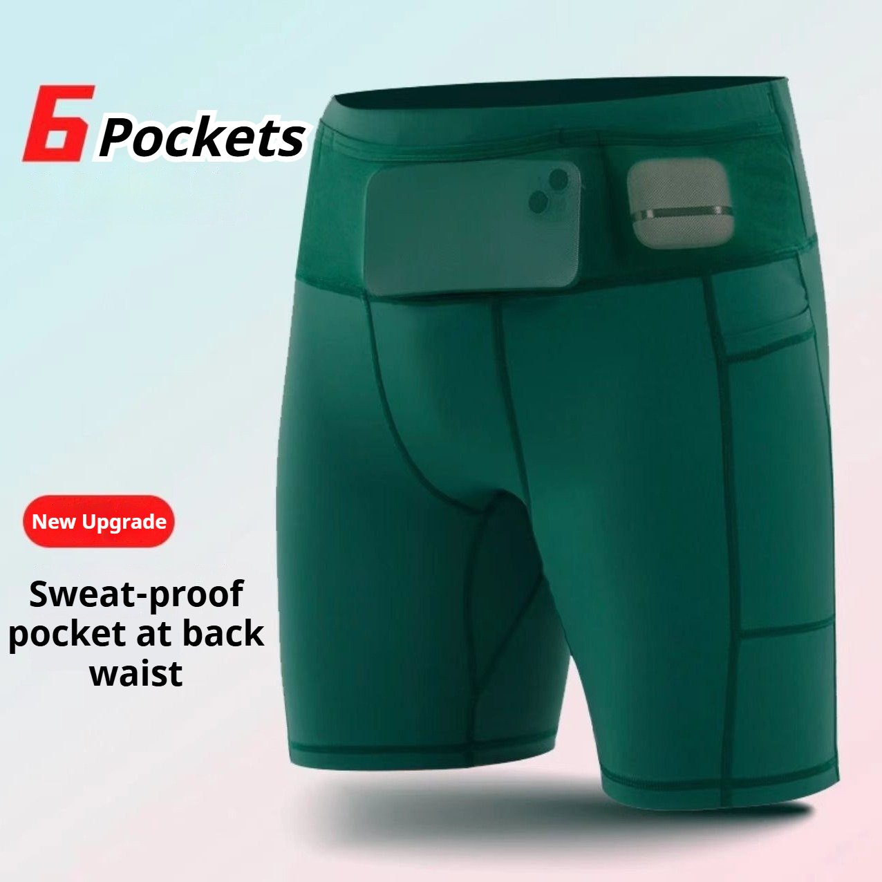 Compression Running Shorts Qua - Compression Shorts Athletes ulasan dan harga