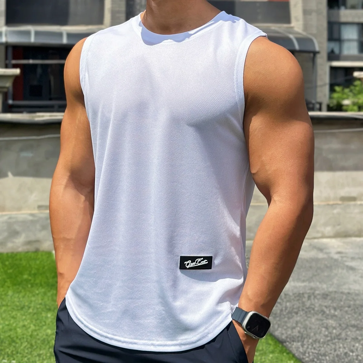 2025 Summer New Trend Men tank - Undershirt Crew Neck ulasan dan harga
