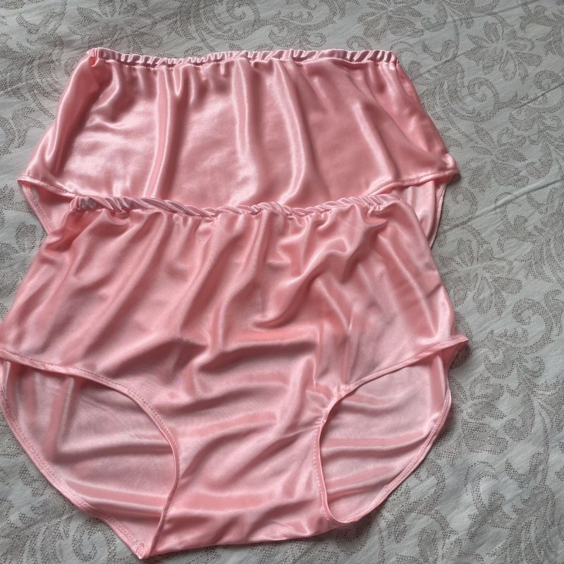Unisex Glossy Pink Ice Silk Pa - Boxer Shorts Modal ulasan dan harga